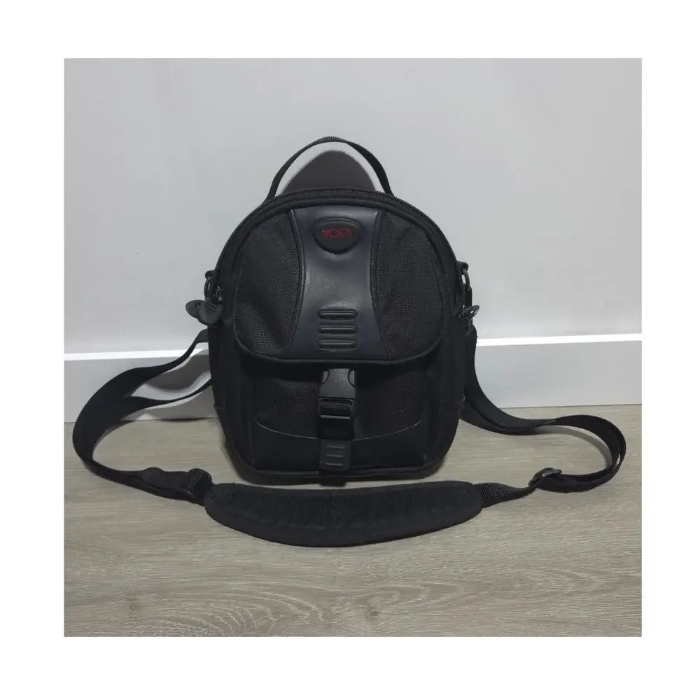 TUMI T2 Black Ballistic Nylon Small Shoulder Bag Camera Bag